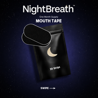 NighBreath™ Mouth Tape for Sleep — Gentle Nasal Breathing Strips (30-Night Supply)